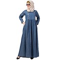 Designer Denim abaya Designer Denim abaya